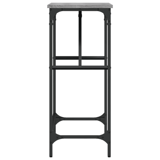 Mesa Consola - Mesa De Entrada 75x32x75 cm derivados de madeira cinzento sonoma