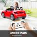 Coche Eléctrico Infantil PP, Metal AIYAPLAY Coche Eléctrico Infantil PP, Metal AIYAPLAY Rojo