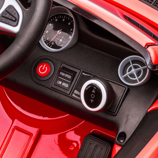 AIYAPLAY Carro Elétrico Mercedes SLC 300 12V para Crianças de 3-6 Anos com Controlo Remoto Faróis LED Buzina Música TF USB e Abertura da Porta 3-5kmh 107x62,5x44 cm Vermelho