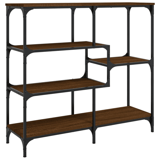 Mesa Consola - Mesa De Entrada 103x32x95 cm derivados madeira carvalho castanho