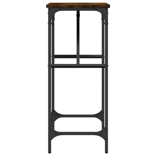 Mesa Consola - Mesa De Entrada 75x32x75 cm derivados de madeira carvalho fumado