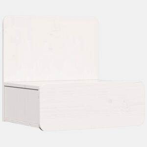 Mesa De Cabeceira - Mesinha De Cabeceira com gaveta Branco 44 x 32.5 x 40 cm