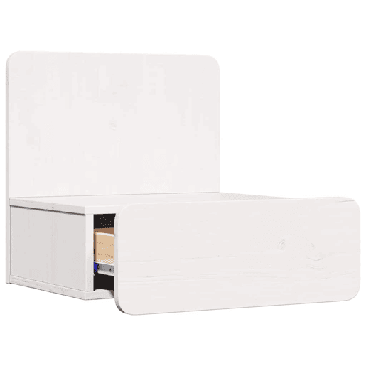 Mesa De Cabeceira - Mesinha De Cabeceira com gaveta Branco 44 x 32.5 x 40 cm