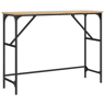 Mesa Consola - Mesa De Entrada 100x32x75 cm derivados de madeira carvalho sonoma