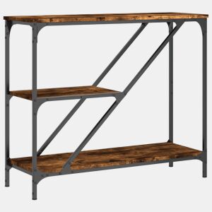 Mesa Consola - Mesa De Entrada 88,5x30x75 cm derivados de madeira carvalho fumado
