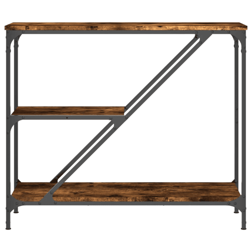 Mesa Consola - Mesa De Entrada 88,5x30x75 cm derivados de madeira carvalho fumado