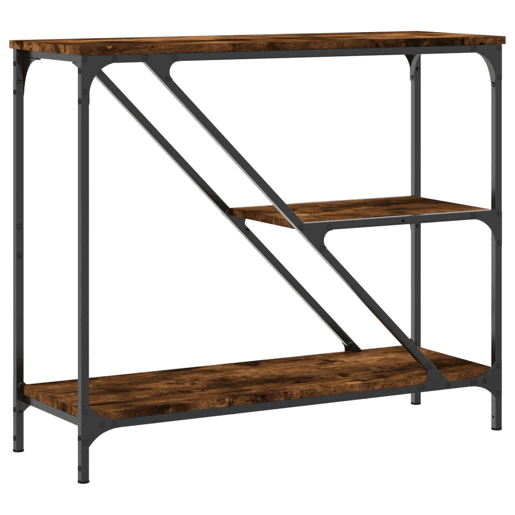 Mesa Consola - Mesa De Entrada 88,5x30x75 cm derivados de madeira carvalho fumado
