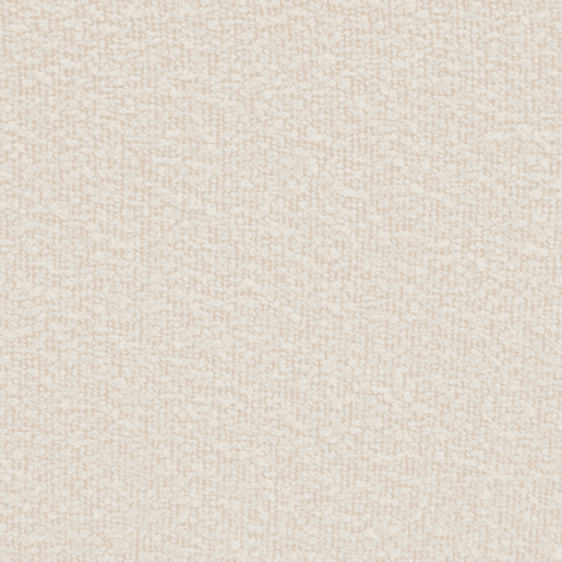 Poltrona de sofá modular em tecido boucle texturizada, Nova boucle, Branco, 81x99x75 cm