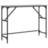 Mesa Consola - Mesa De Entrada 100x32x75 cm derivados de madeira cinzento sonoma