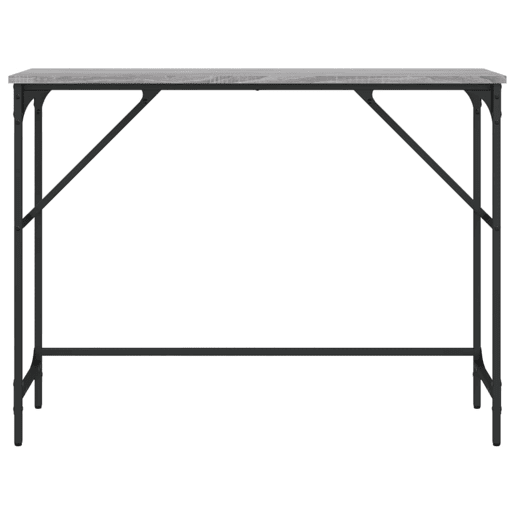Mesa Consola - Mesa De Entrada 100x32x75 cm derivados de madeira cinzento sonoma