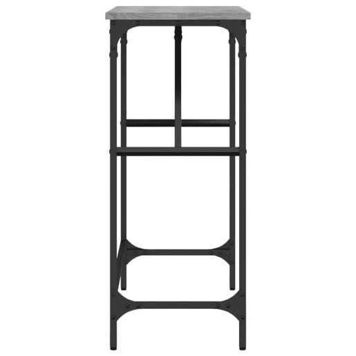 Mesa Consola - Mesa De Entrada 100x32x75 cm derivados de madeira cinzento sonoma