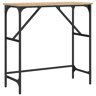 Mesa Consola - Mesa De Entrada 75x32x75 cm derivados de madeira carvalho sonoma