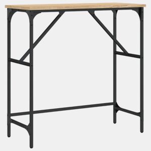 Mesa Consola - Mesa De Entrada 75x32x75 cm derivados de madeira carvalho sonoma