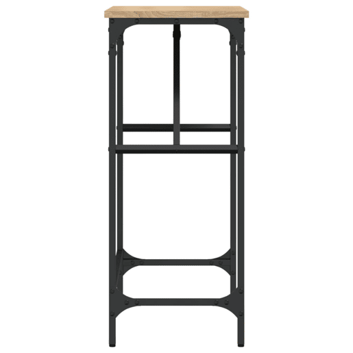 Mesa Consola - Mesa De Entrada 75x32x75 cm derivados de madeira carvalho sonoma