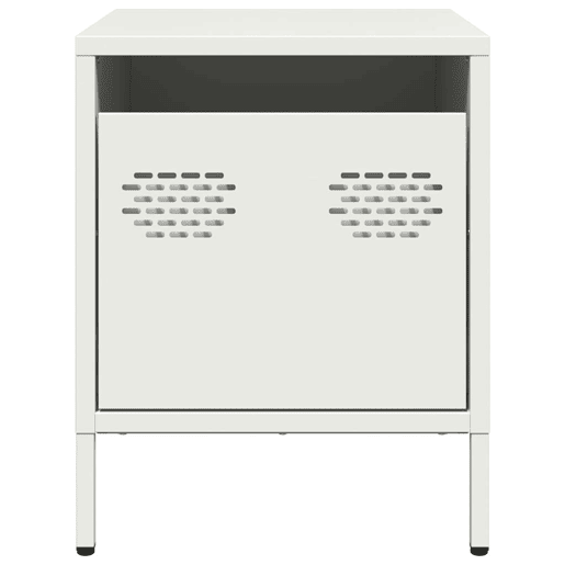 Mesa De Cabeceira - Mesinha De Cabeceira 35x39x43,5 cm aço branco