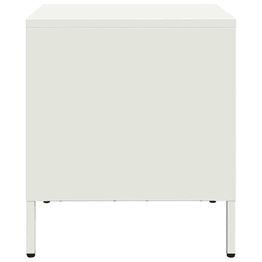 Mesa De Cabeceira - Mesinha De Cabeceira 35x39x43,5 cm aço branco