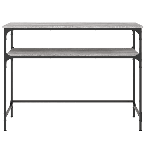 Mesa Consola - Mesa De Entrada 100x35,5x75cm derivados de madeira cinzento sonoma