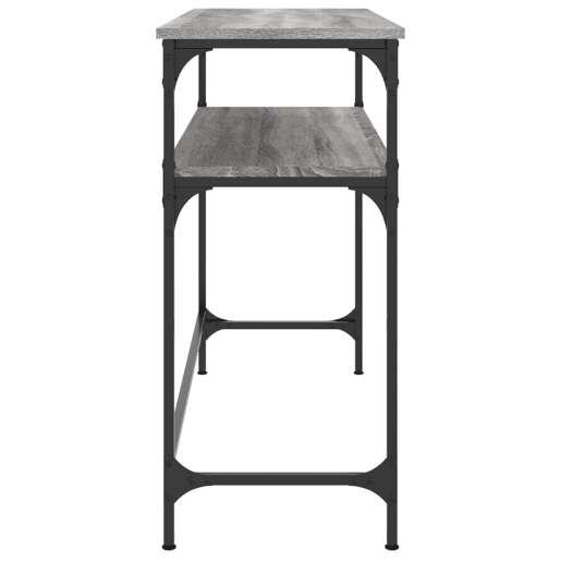 Mesa Consola - Mesa De Entrada 100x35,5x75cm derivados de madeira cinzento sonoma