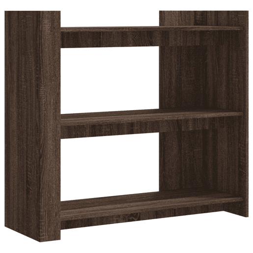 Mesa Consola - Mesa De Entrada 100x35x90cm derivados de madeira carvalho castanho