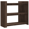 Mesa Consola - Mesa De Entrada 100x35x90cm derivados de madeira carvalho castanho