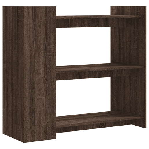 Mesa Consola - Mesa De Entrada 100x35x90cm derivados de madeira carvalho castanho