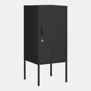 Mesa de cabeceira Hausjärvi 82x35x35 cm pega esquerda - Preto en.casa