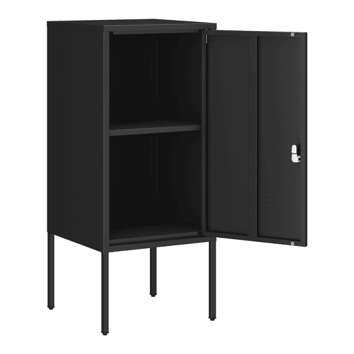 Mesa de cabeceira Hausjärvi 82x35x35 cm pega esquerda - Preto en.casa
