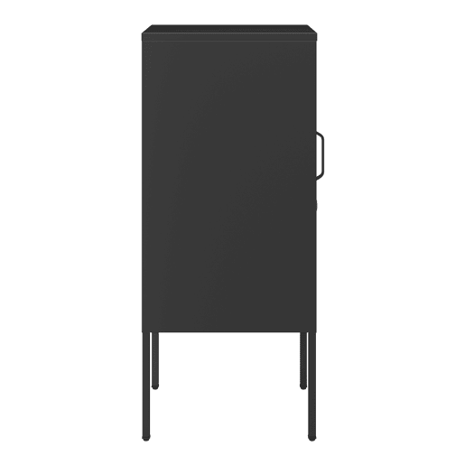 Mesa de cabeceira Hausjärvi 82x35x35 cm pega esquerda - Preto en.casa