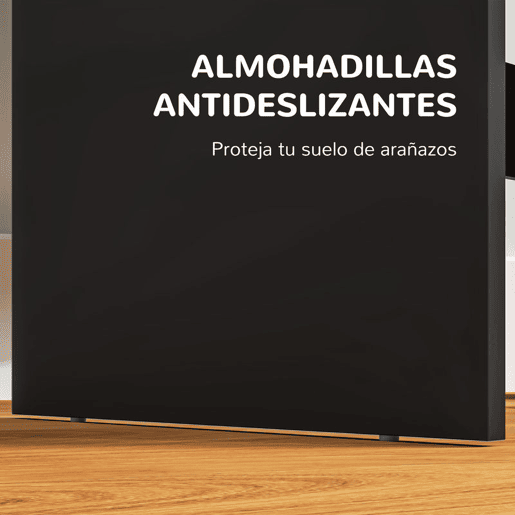 HOMCOM Toucador de Maquilhagem com Espelho Toucador com 2 Gavetas 3 Compartimentos Toucador para Dormitório 75x38x135 cm Preto