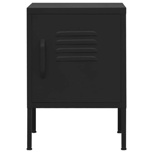 Mesa De Cabeceira - Mesinha De Cabeceira 35x35x51 cm aço preto