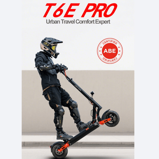 JOYOR T6E PRO Patinete Elétrico Certificação ABE - 500W 48V26AH