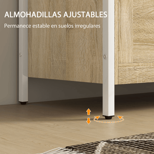 HOMCOM Baú de Armazenamento para Dormitório 95L Baú de Arrumação com Tampa Banco de Armazenamento Versátil com Dobradiça de Segurança para Corredor Sala de Estar 80x40x50 cm Madeira
