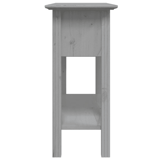 Mesa Consola - Mesa De Entrada 91x35x74 cm madeira de pinho maciça cinzento