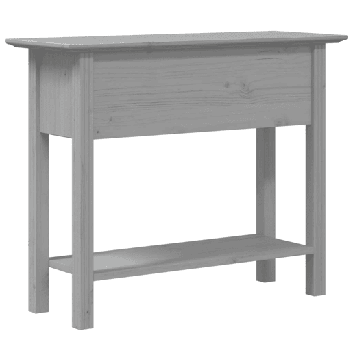 Mesa Consola - Mesa De Entrada 91x35x74 cm madeira de pinho maciça cinzento