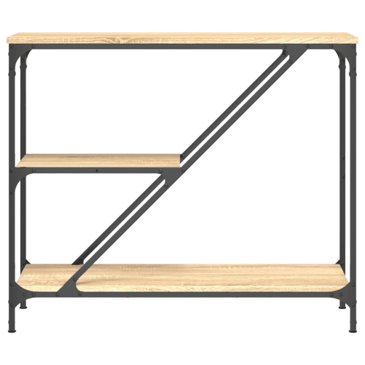 Mesa Consola - Mesa De Entrada 88,5x30x75 cm derivados de madeira carvalho sonoma