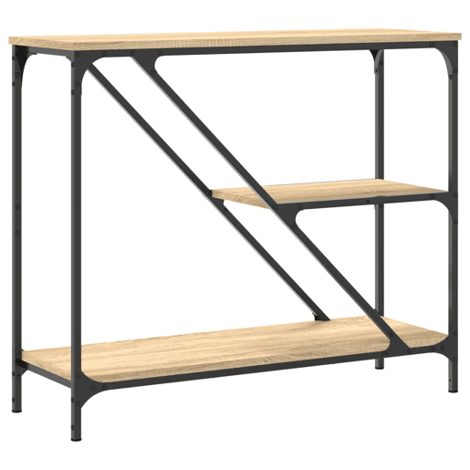 Mesa Consola - Mesa De Entrada 88,5x30x75 cm derivados de madeira carvalho sonoma