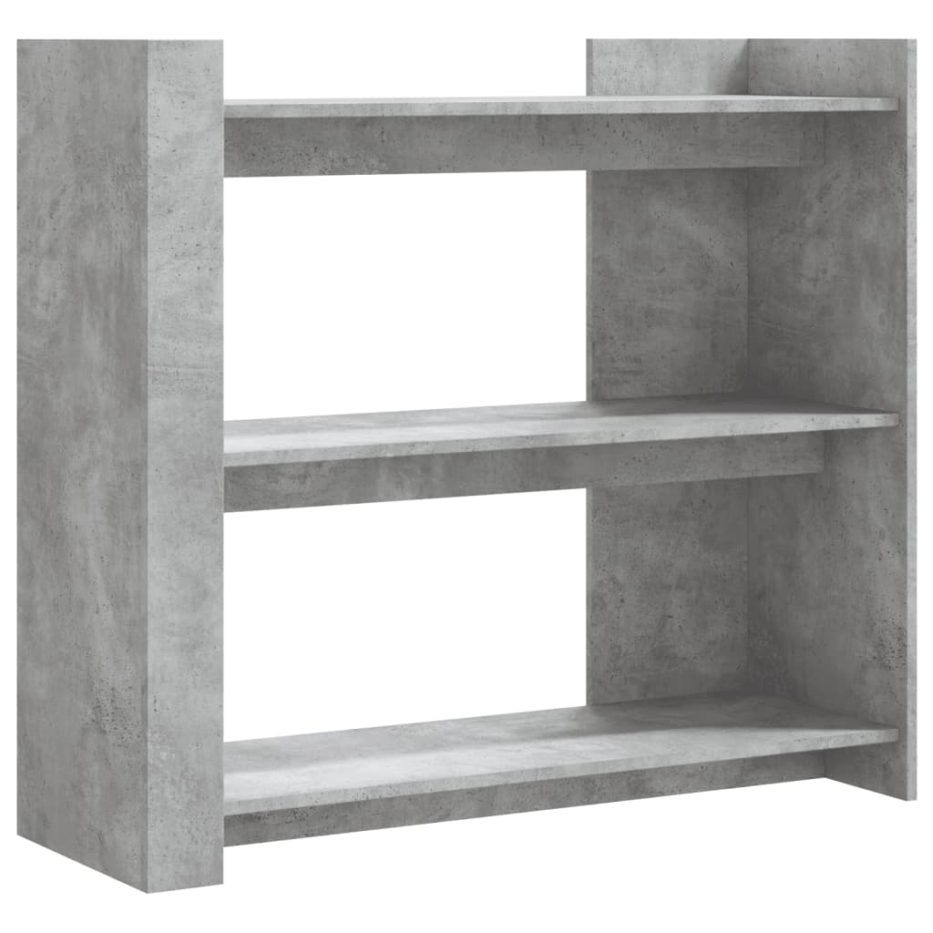 Mesa consola - mesa de entrada de madera de ingeniería gris hormigón 100x35x90 cm
