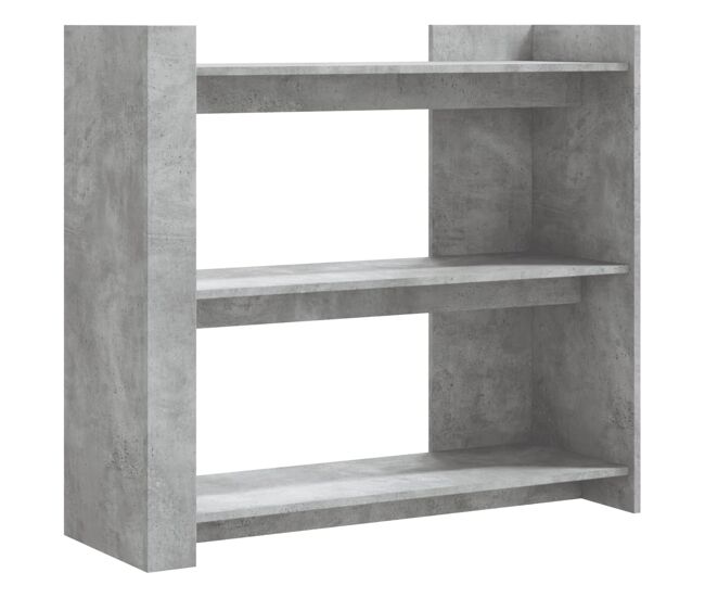 Mesa consola - mesa de entrada de madera de ingeniería gris hormigón 100x35x90 cm