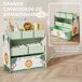 Estantería Infantil MDF, Acero AIYAPLAY Estantería Infantil MDF, Acero AIYAPLAY Verde