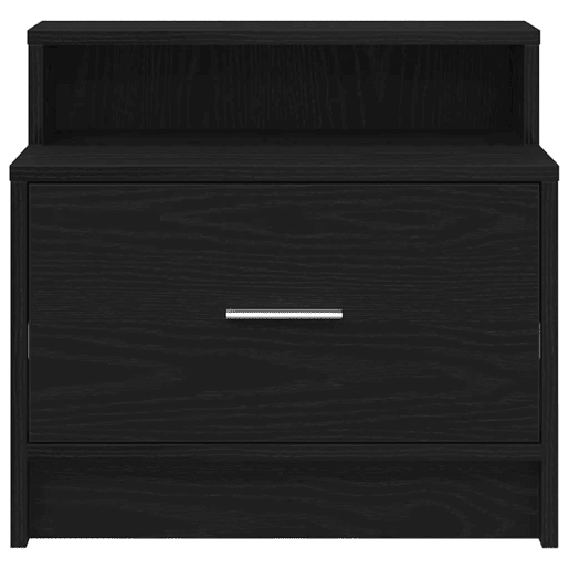 Mesa De Cabeceira - Mesinha De Cabeceira com gaveta 51x31x47 cm carvalho preto