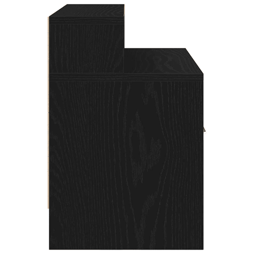 Mesa De Cabeceira - Mesinha De Cabeceira com gaveta 51x31x47 cm carvalho preto