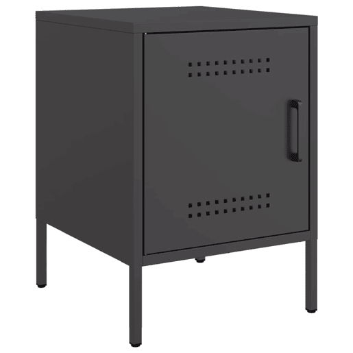 Mesa De Cabeceira - Mesinha De Cabeceira 36x39x50,5 cm aço preto