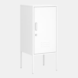 Mesa de cabeceira Hausjärvi 82x35x35 cm pega esquerda - Branco en.casa