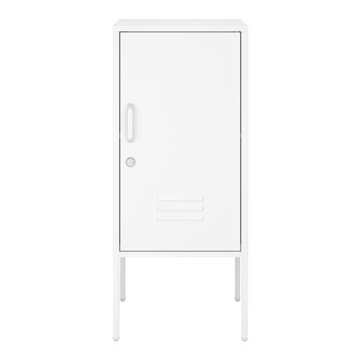 Mesa de cabeceira Hausjärvi 82x35x35 cm pega esquerda - Branco en.casa