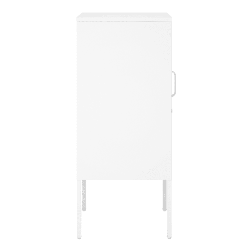 Mesa de cabeceira Hausjärvi 82x35x35 cm pega esquerda - Branco en.casa