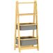 Estantería para Baño Bambú, Lino Sintético HOMCOM, hogar - baño Estantería para Baño Bambú, Lino Sintético HOMCOM, hogar - baño Gris