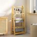 Estantería para Baño Bambú, Lino Sintético HOMCOM, hogar - baño Estantería para Baño Bambú, Lino Sintético HOMCOM, hogar - baño Gris