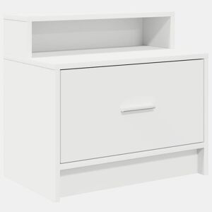 Mesa De Cabeceira - Mesinha De Cabeceira com gaveta 51x31x47 cm branco