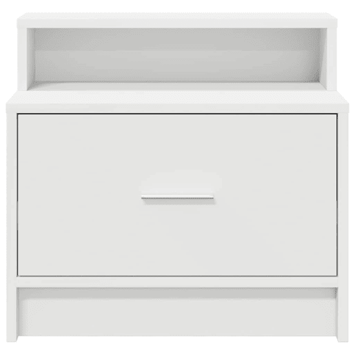Mesa De Cabeceira - Mesinha De Cabeceira com gaveta 51x31x47 cm branco