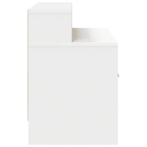 Mesa De Cabeceira - Mesinha De Cabeceira com gaveta 51x31x47 cm branco